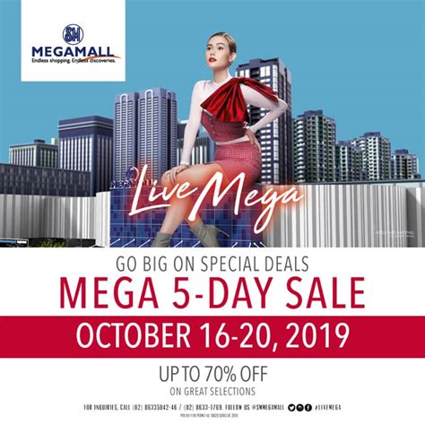 sm megamall sale|The Mega 5.